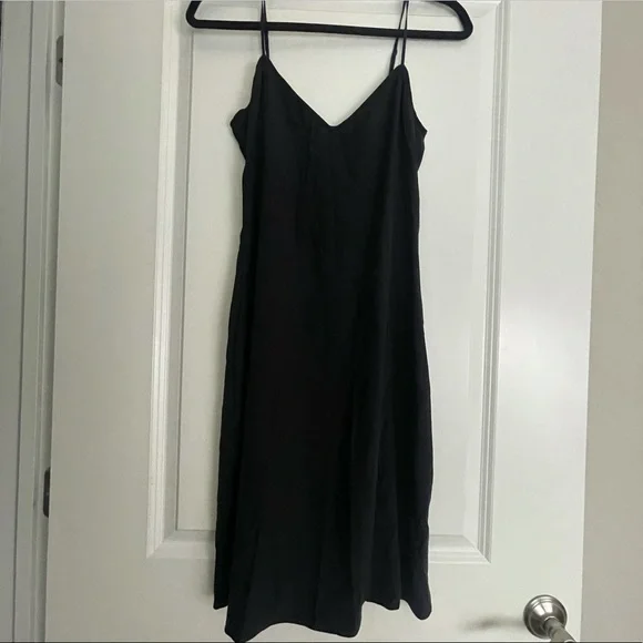 Diane Von Furstenberg Black Silk Slip Dress - Picture 2 of 4